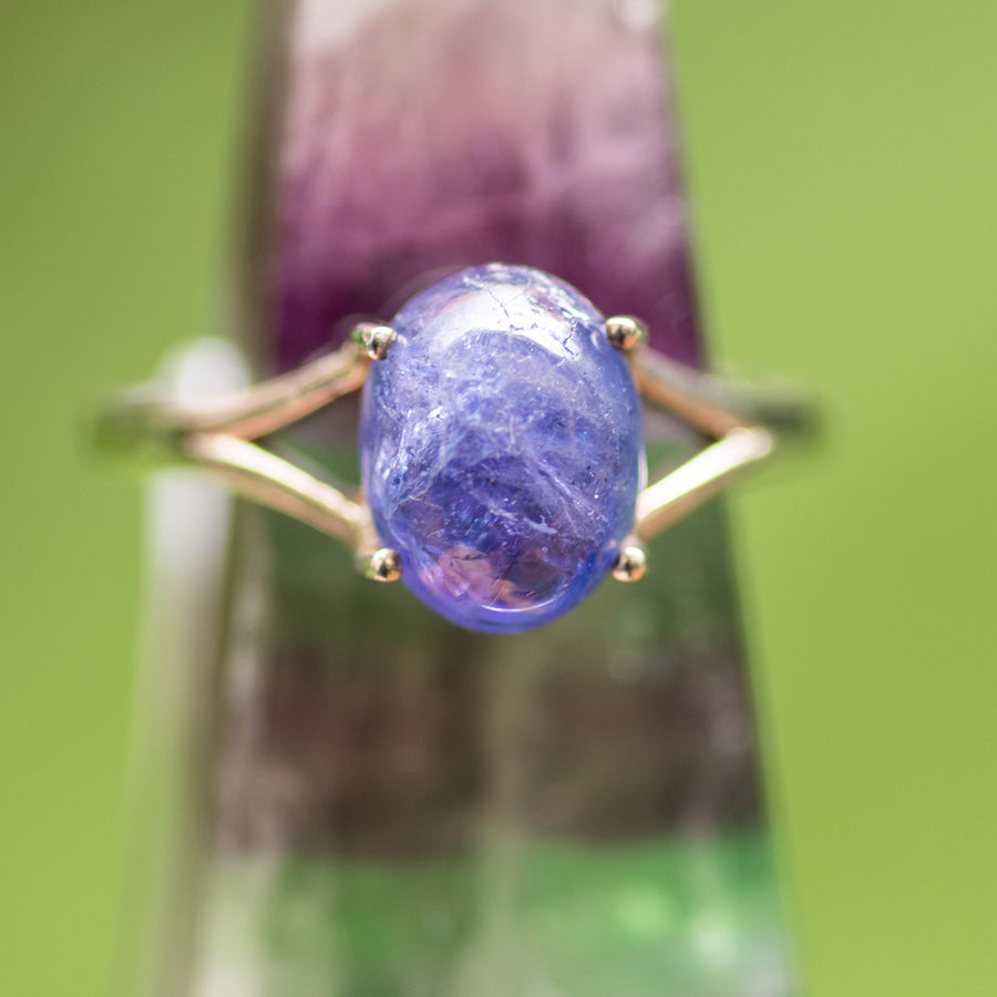 Prong-Set Tanzanite Ring