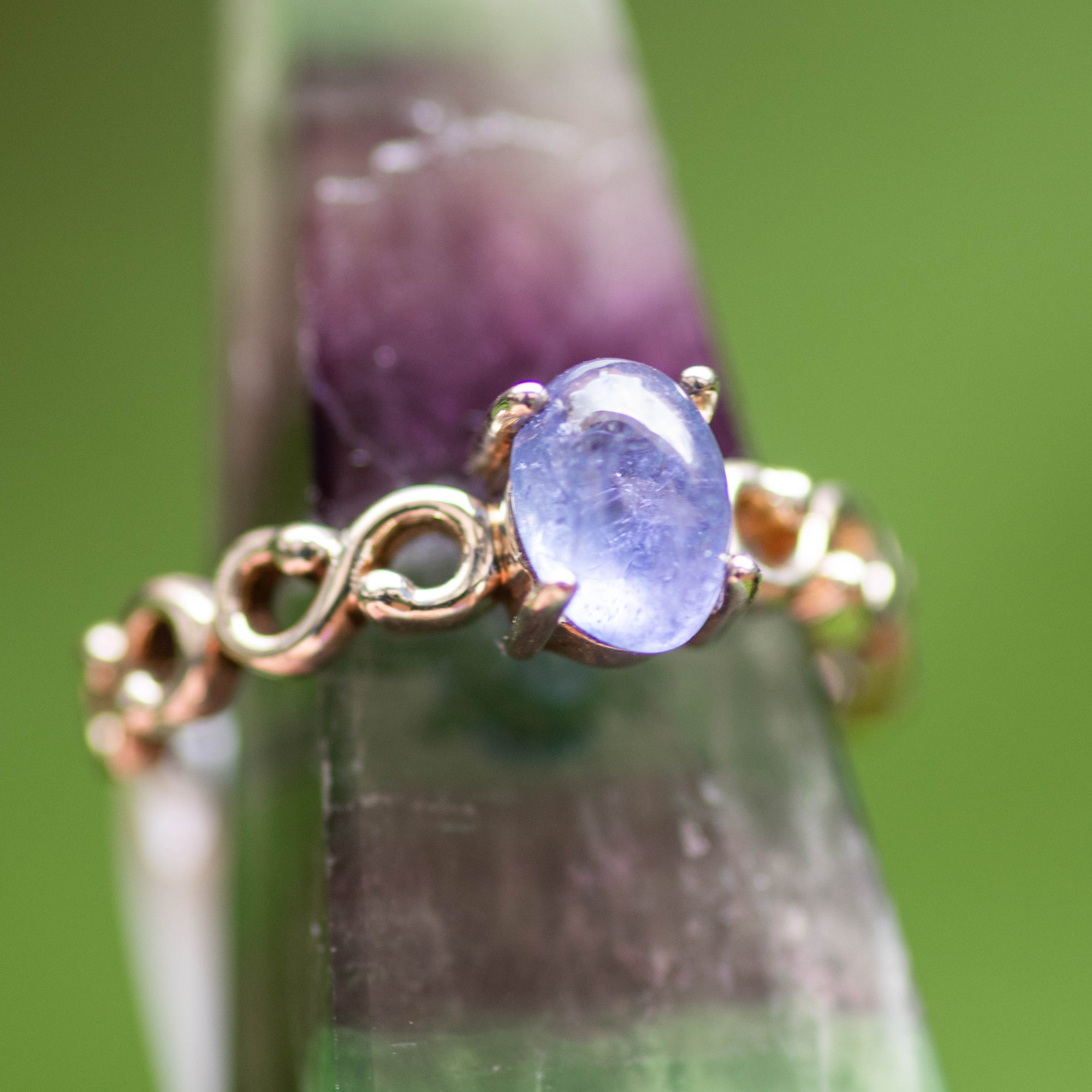 Infinity Tanzanite Band