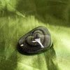 Rainbow Obsidian Heart