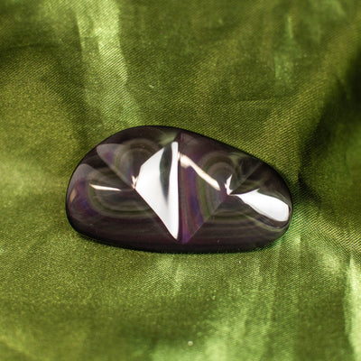 Rainbow Obsidian Heart