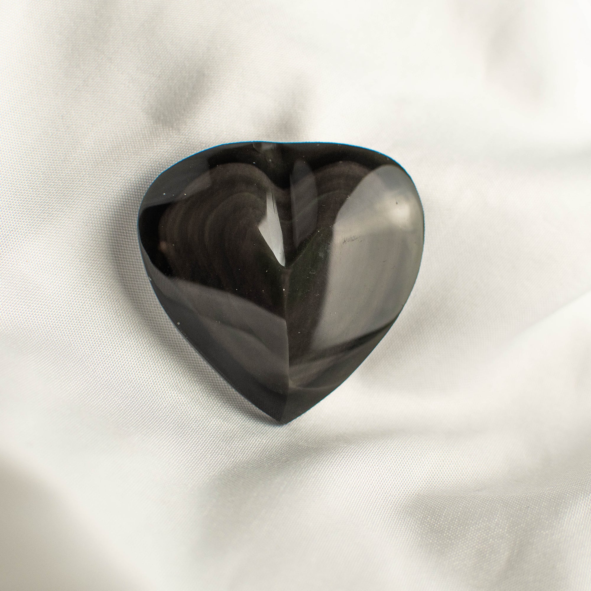Rainbow Obsidian Heart
