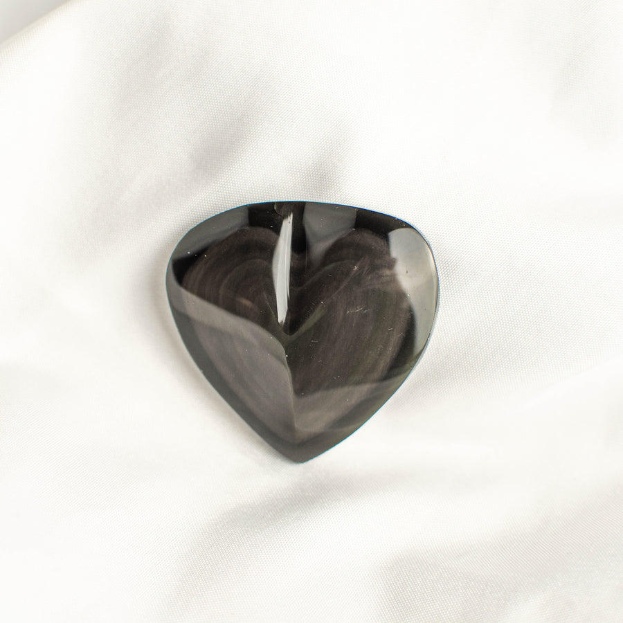 Rainbow Obsidian Heart