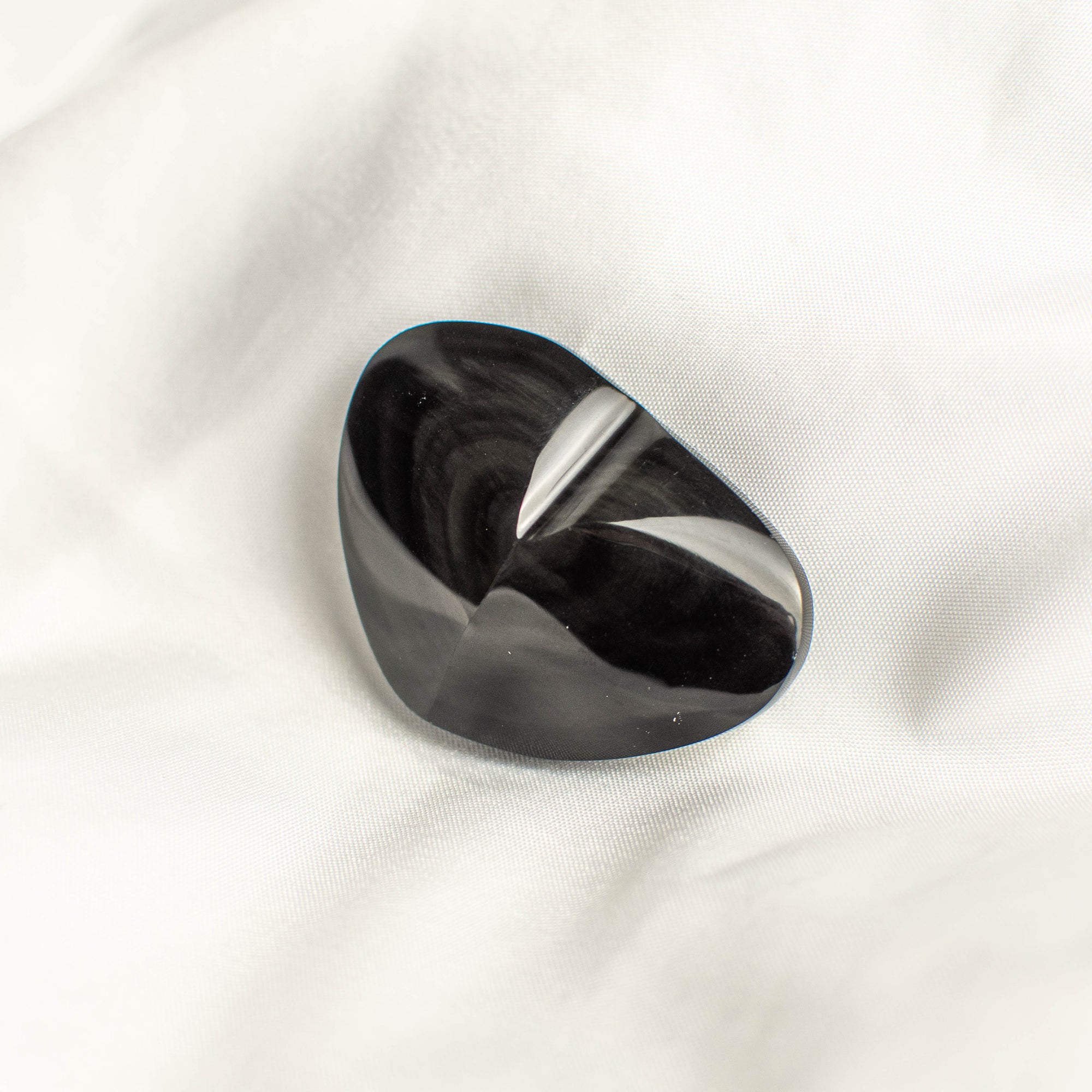 Rainbow Obsidian Heart