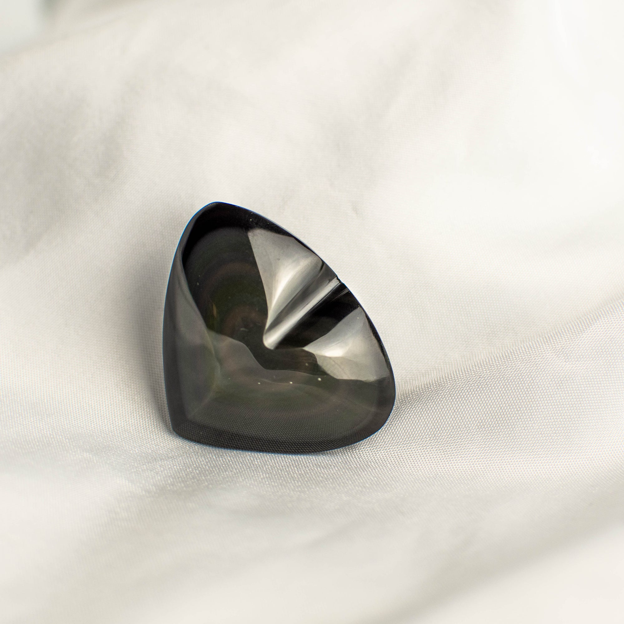 Rainbow Obsidian Heart