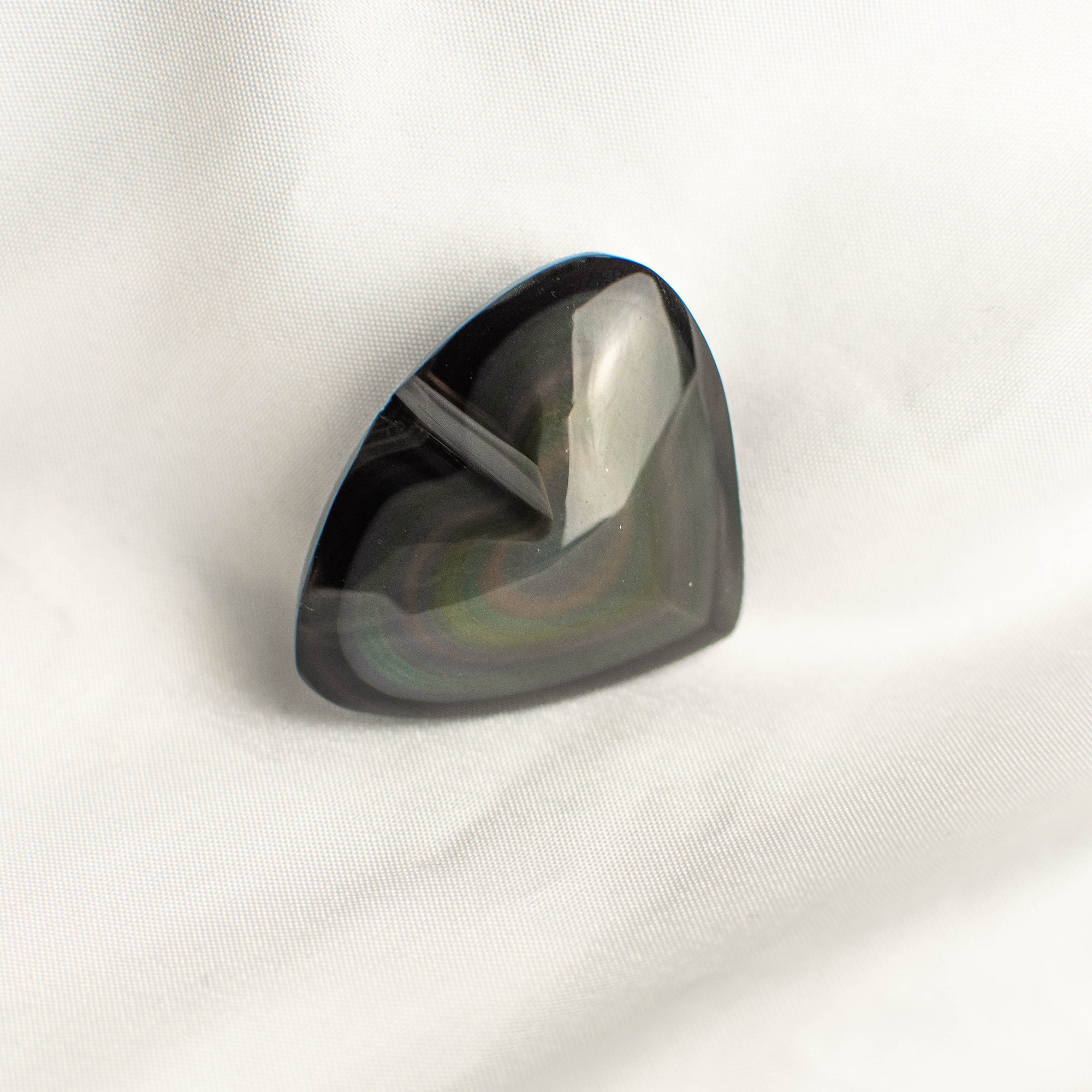 Rainbow Obsidian Heart