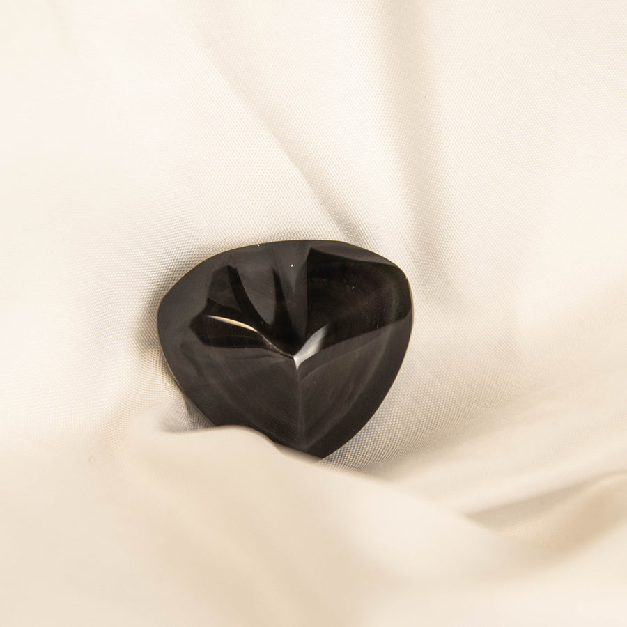 Rainbow Obsidian Heart