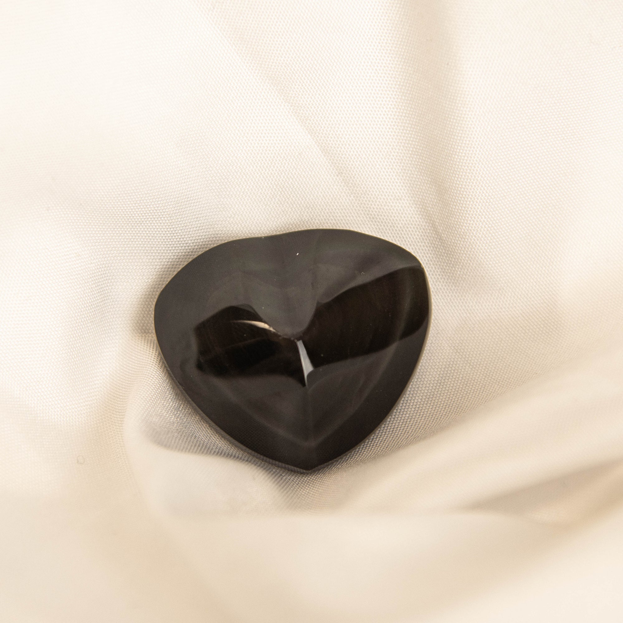 Rainbow Obsidian Heart