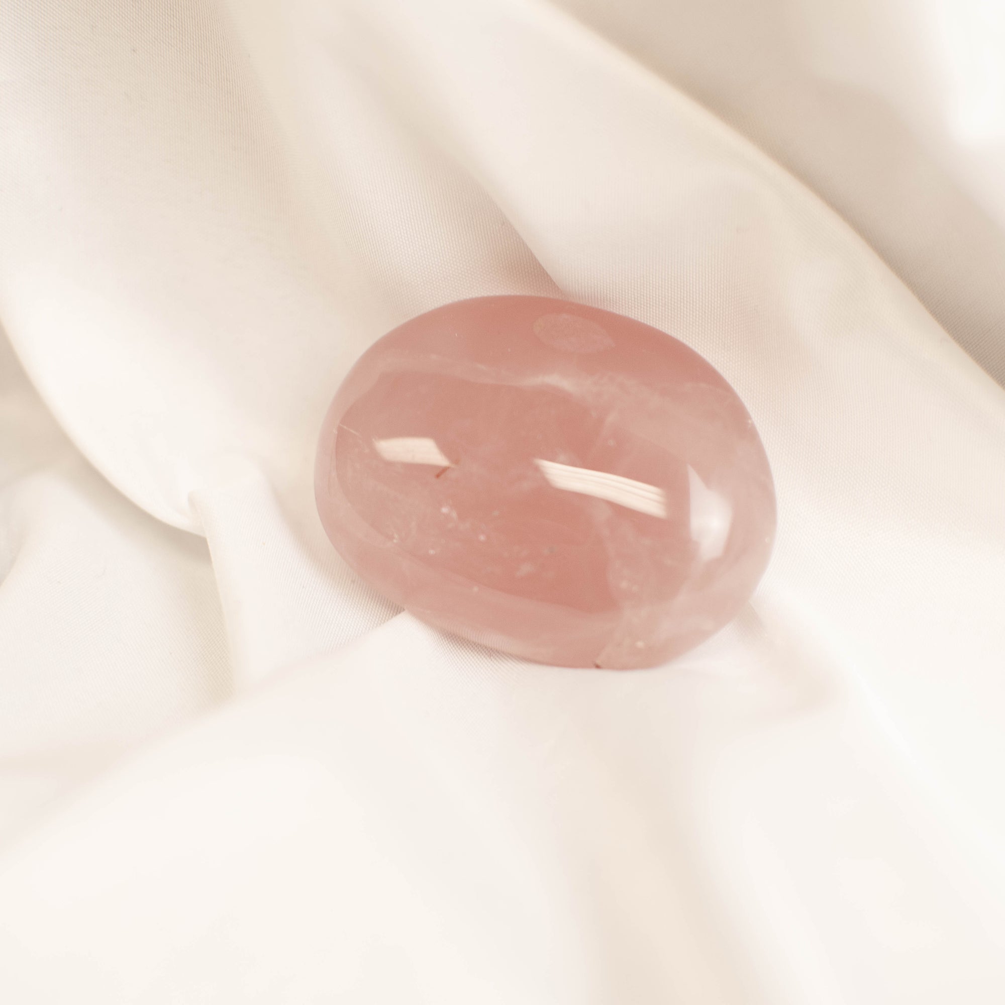 Rose Quartz Palm Stone