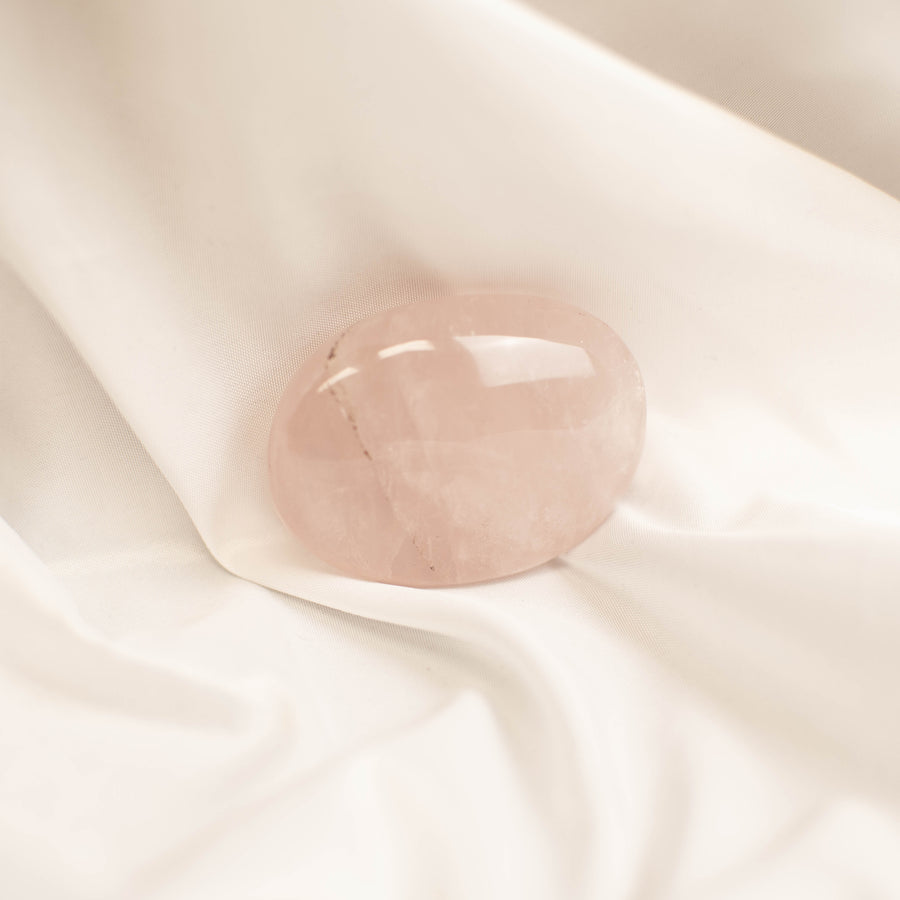 Rose Quartz Palm Stone