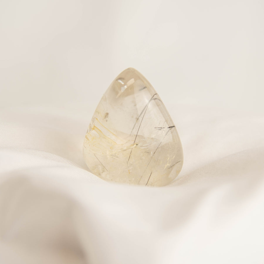 Polished Rutilated Quartz Tumble