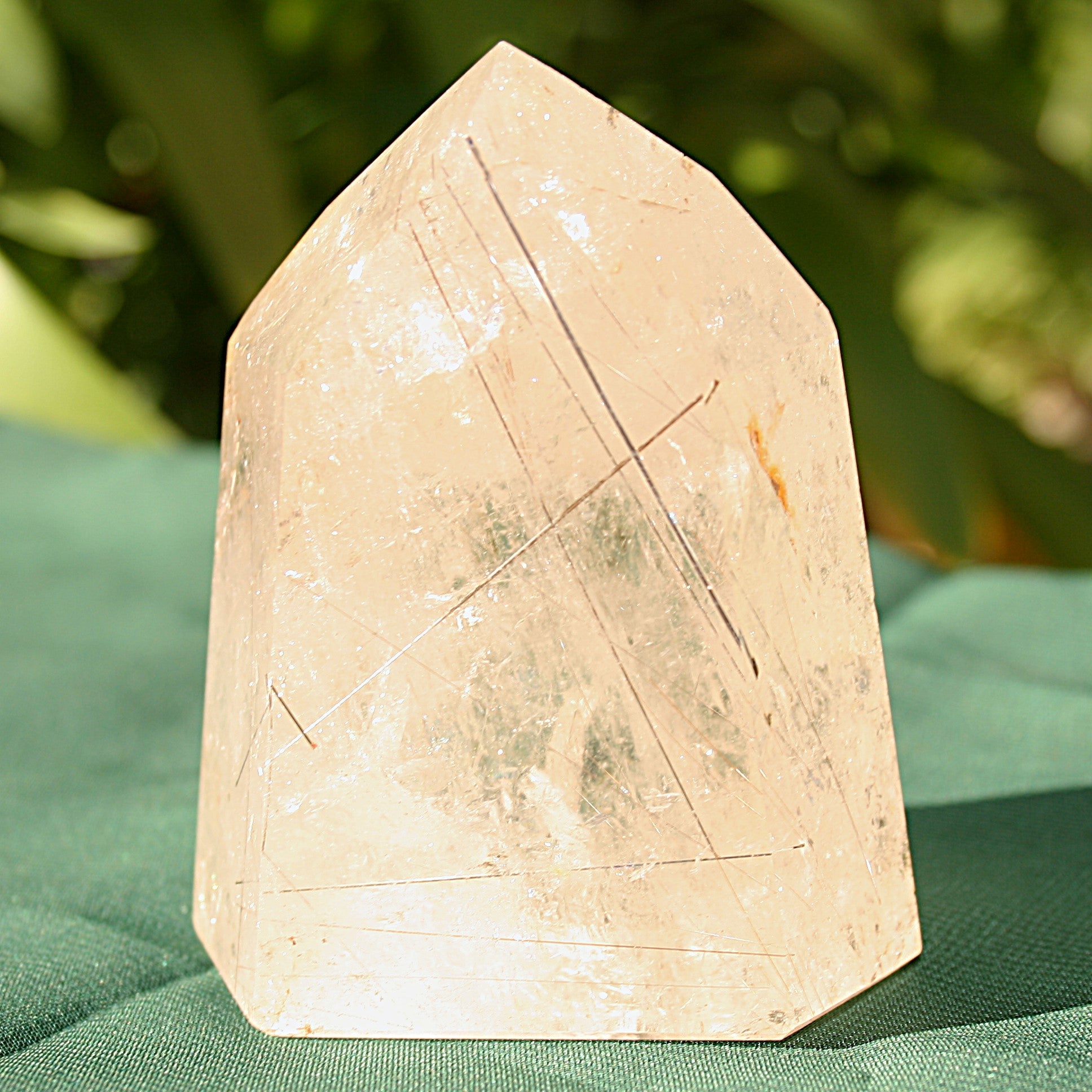 Rutilated Quartz Tower