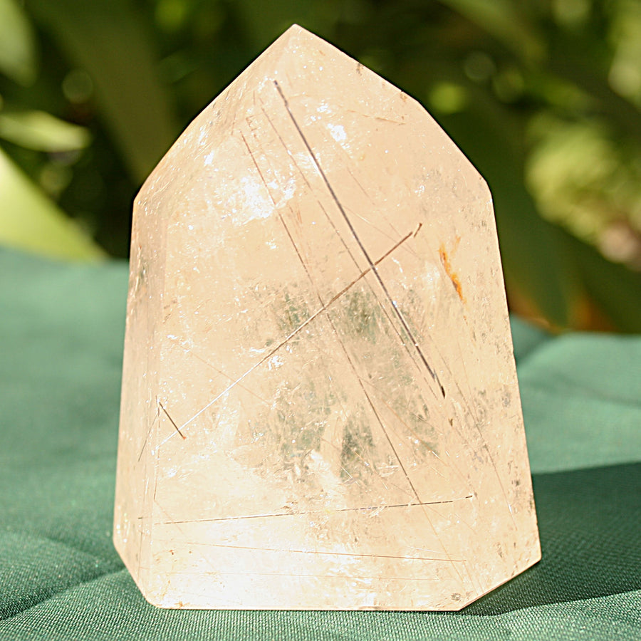 Rutilated Quartz Tower