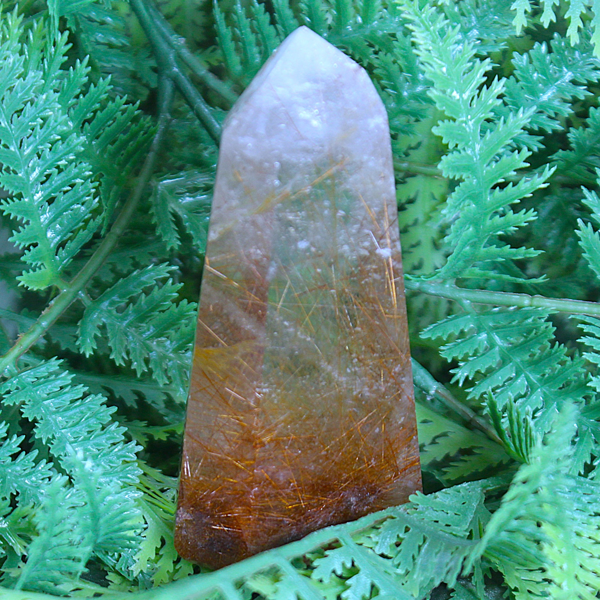 Rutilated Quartz Tower