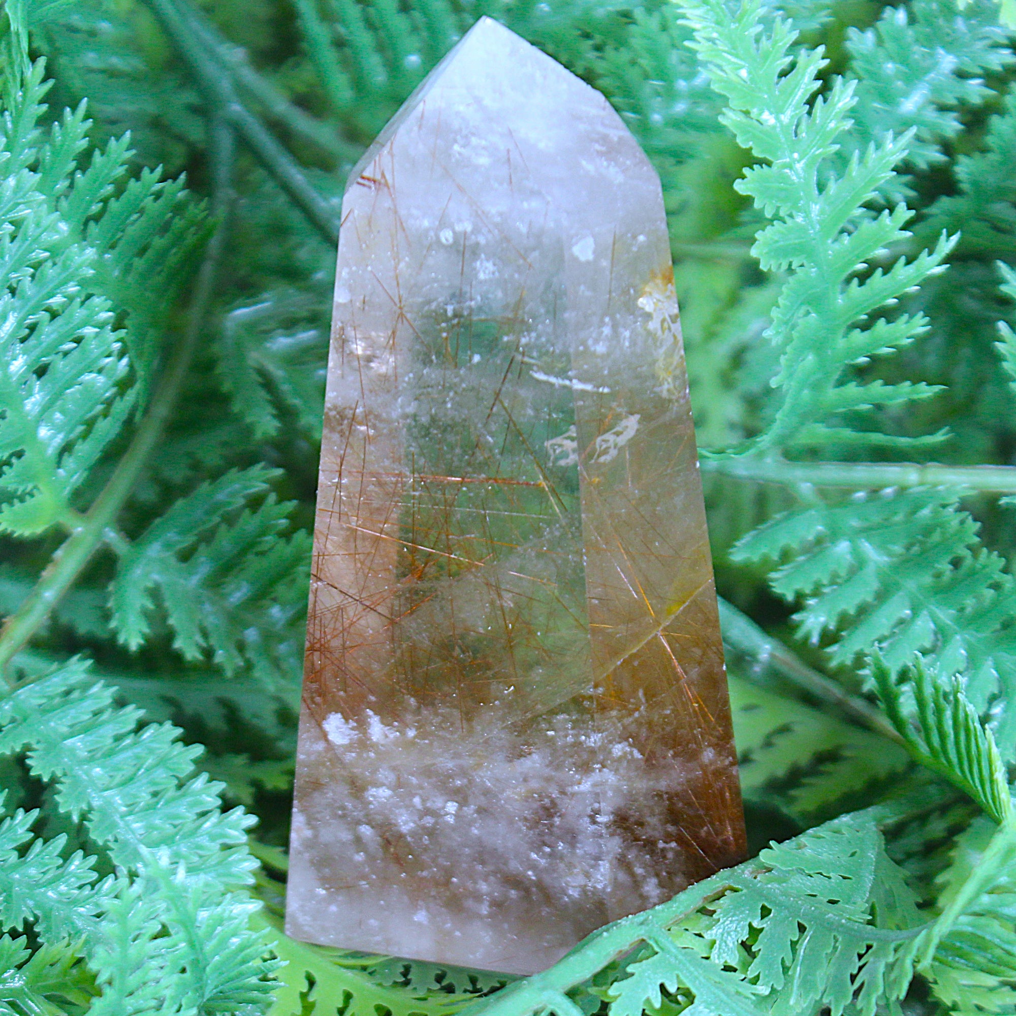 Rutilated Quartz Tower