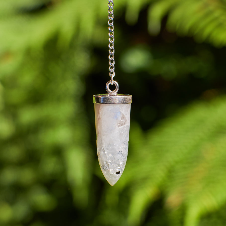 Rainbow Moonstone Pendulum