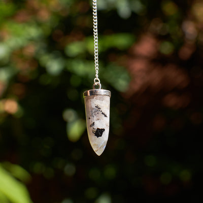 Rainbow Moonstone Pendulum