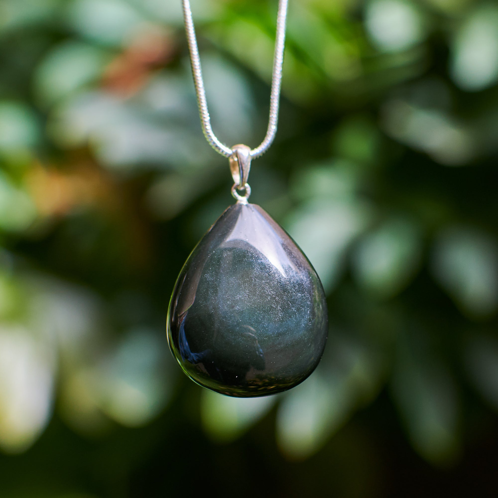 Rainbow Obsidian Necklace