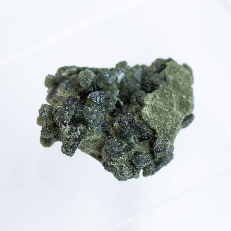 Raw Epidote Cluster