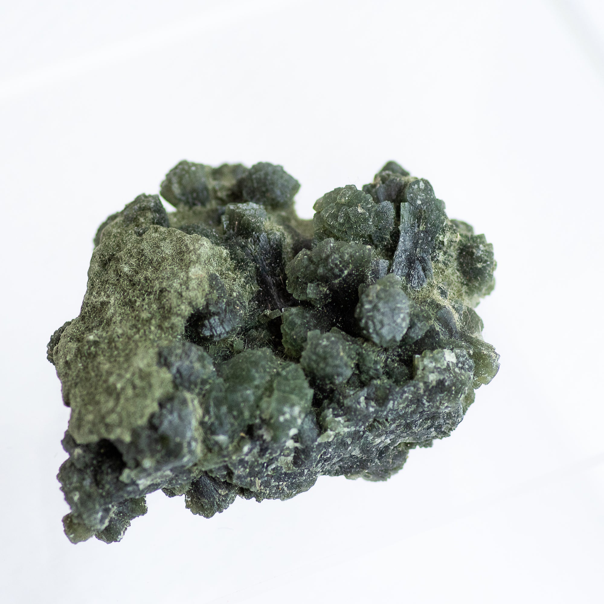 Raw Epidote Cluster