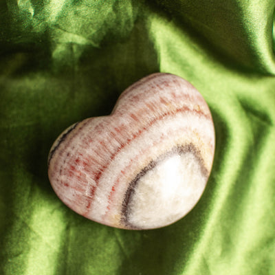 Rainbow Calcite Heart