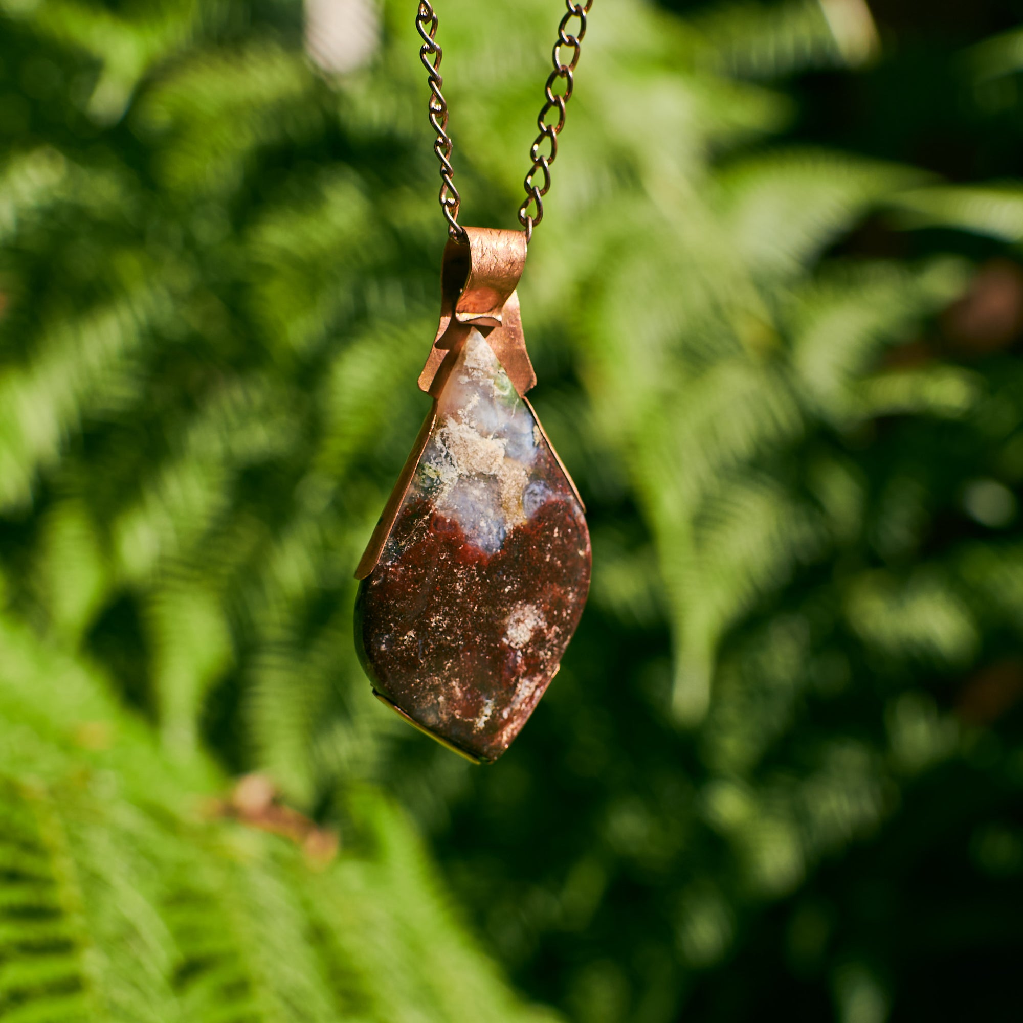 Copper Red Jasper Pendant