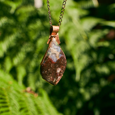 Copper Red Jasper Pendant