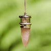 Rose Quartz and Herkimer Diamond Pendulum