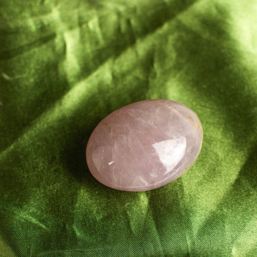 Blue Rose Quartz Palm Stones (Multiple Available)