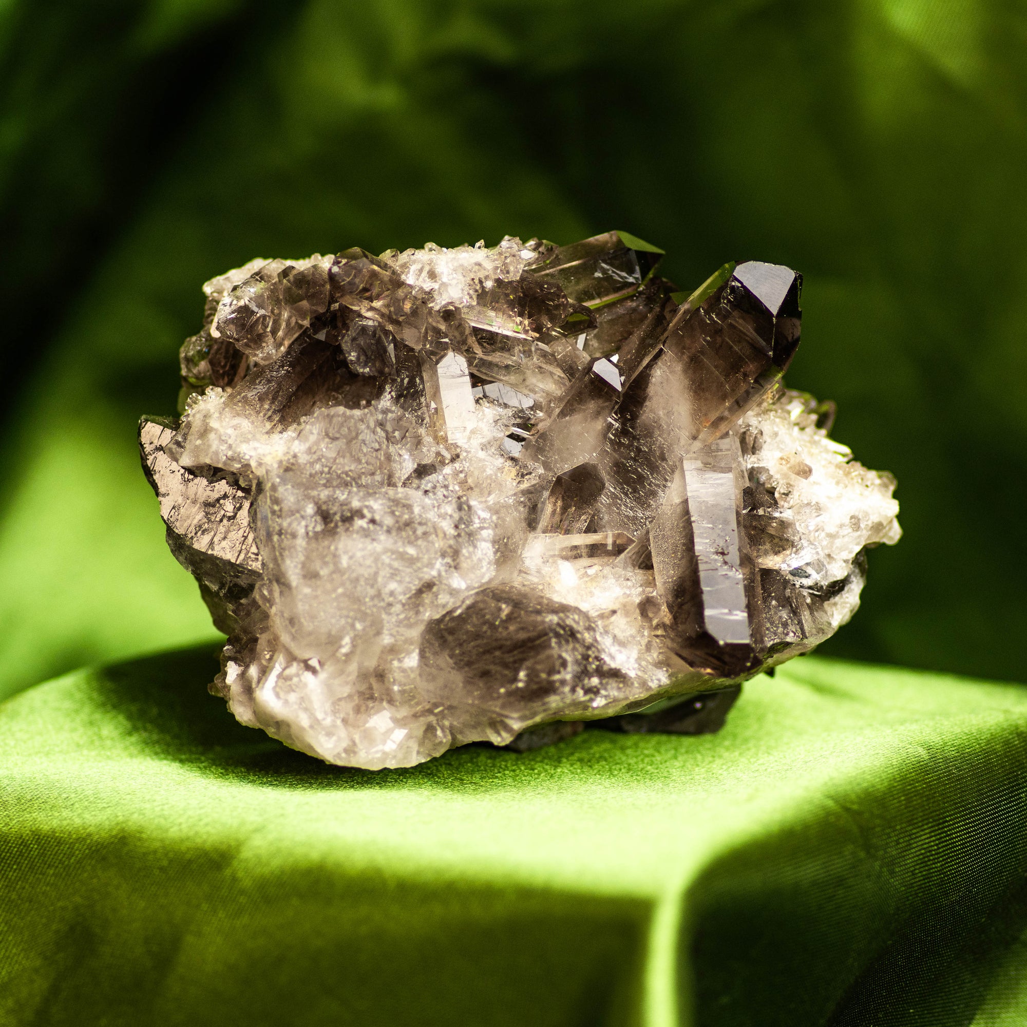 Smoky Quartz Cluster