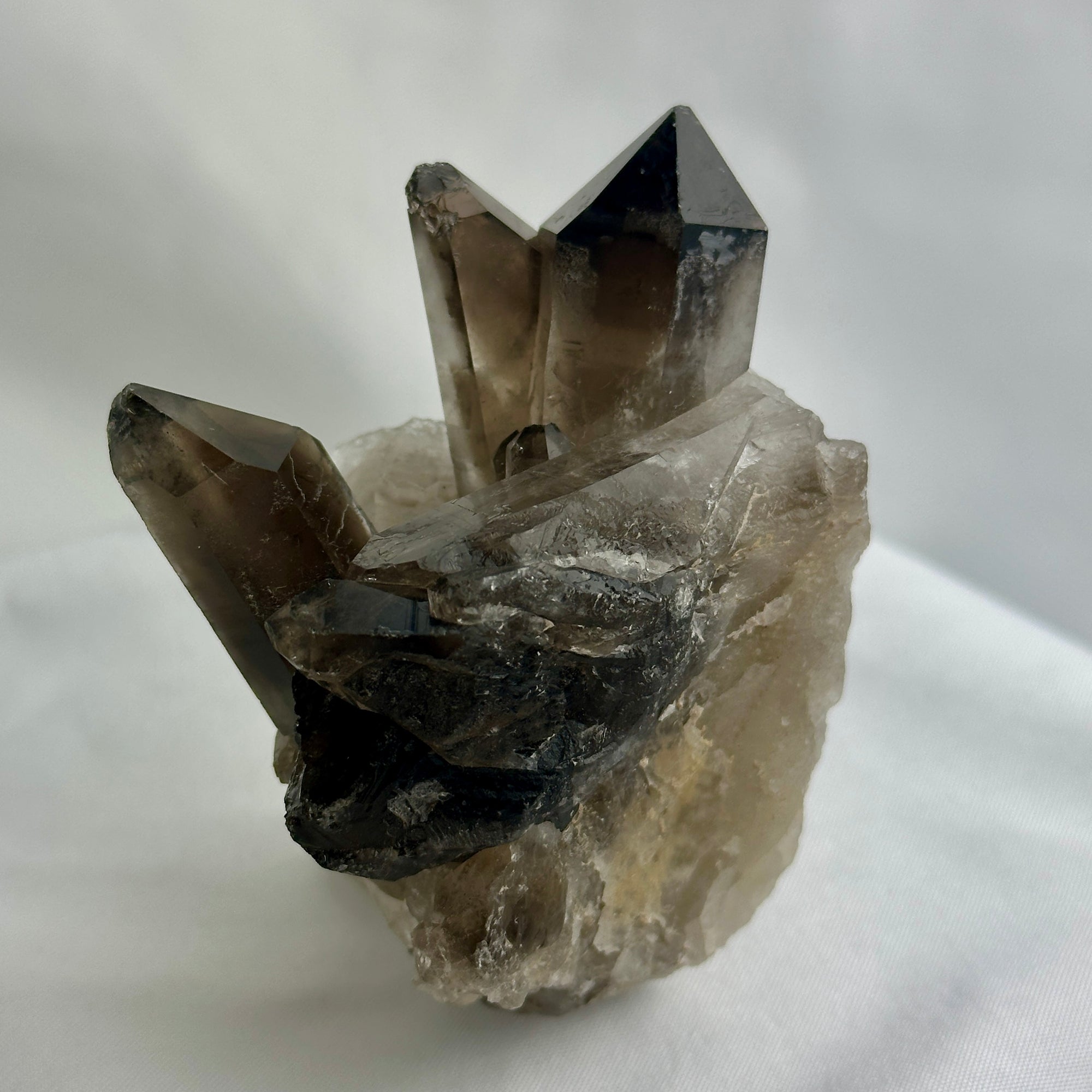 Smoky Quartz Cluster