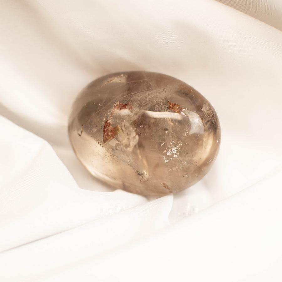 Smokey Shaman Quartz Palm Stone