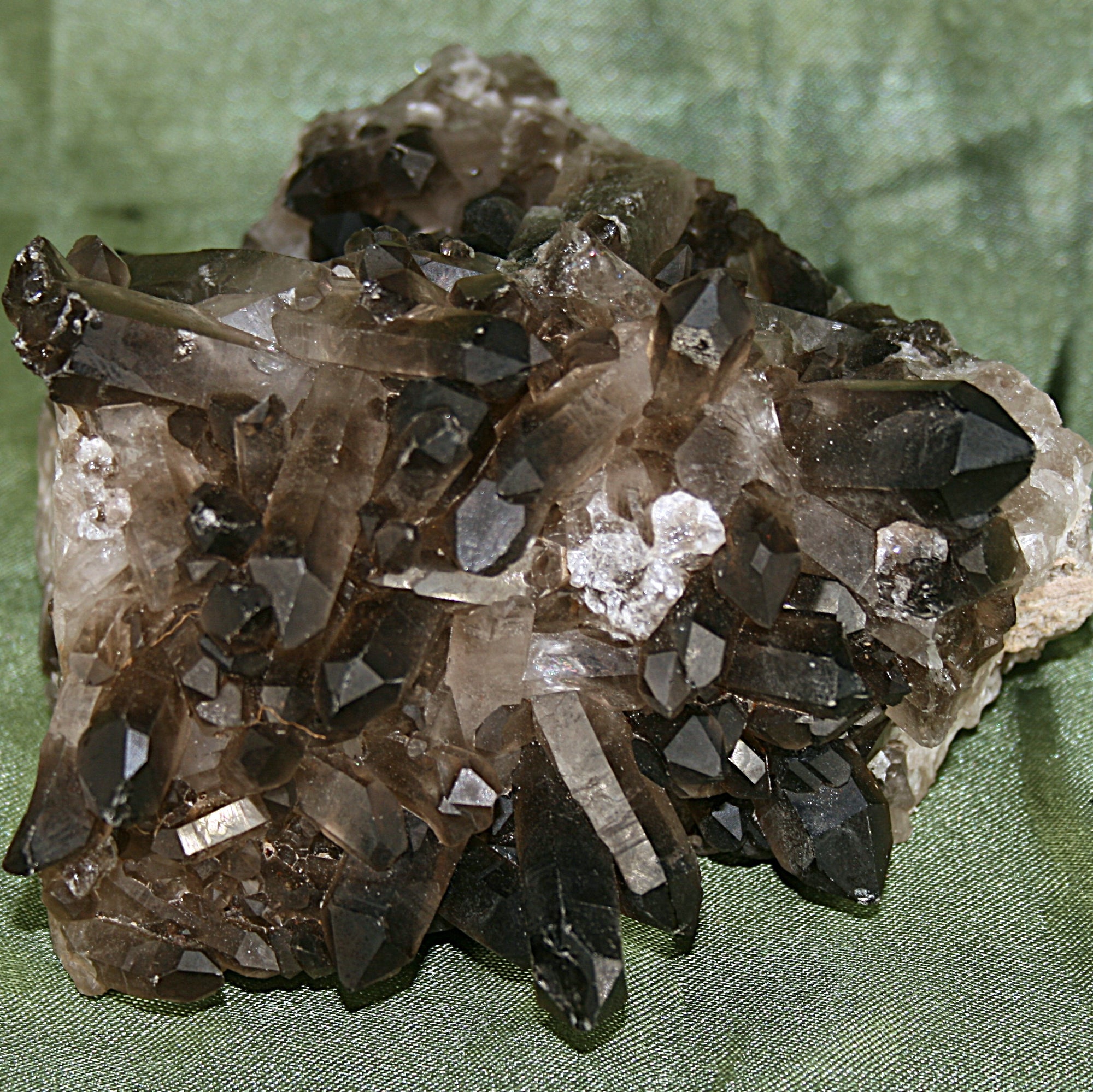 Smoky Quartz Cluster