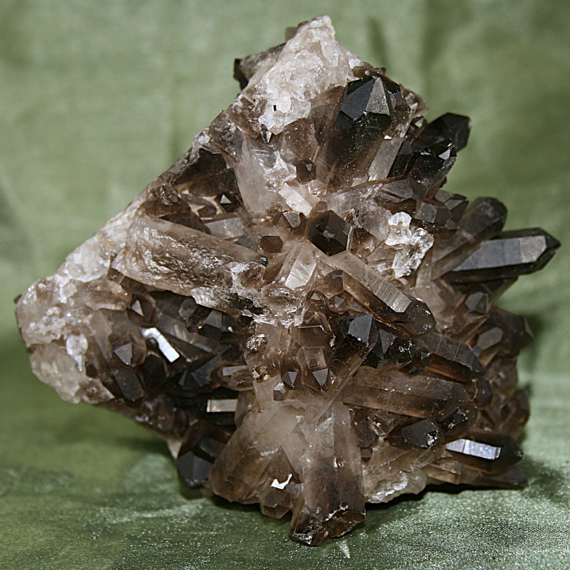 Smoky Quartz Cluster
