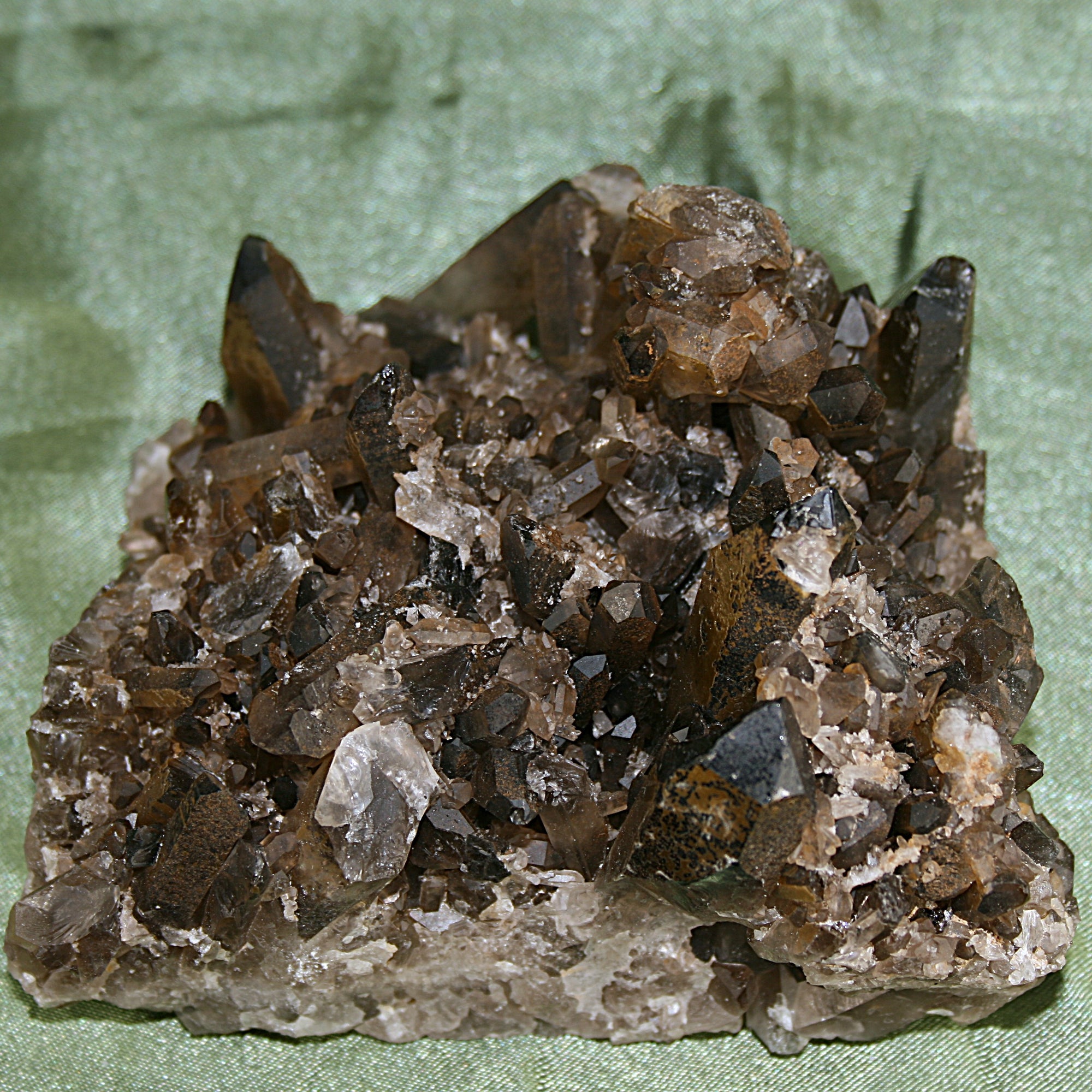 Smoky Quartz Cluster