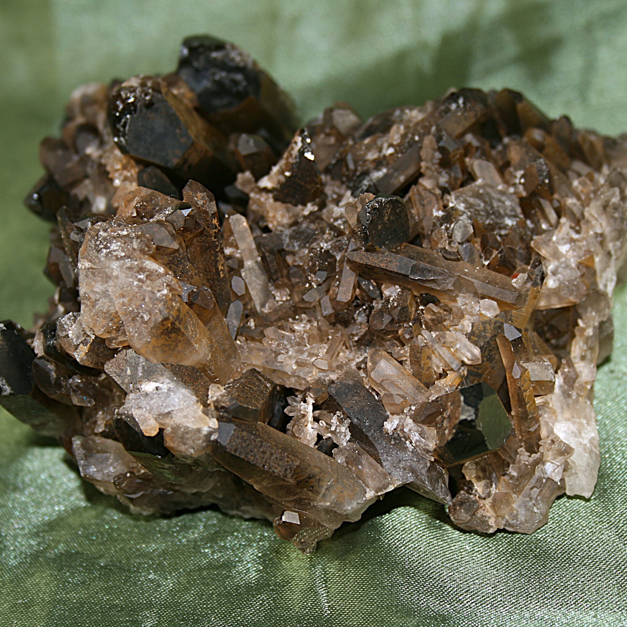Smoky Quartz Cluster