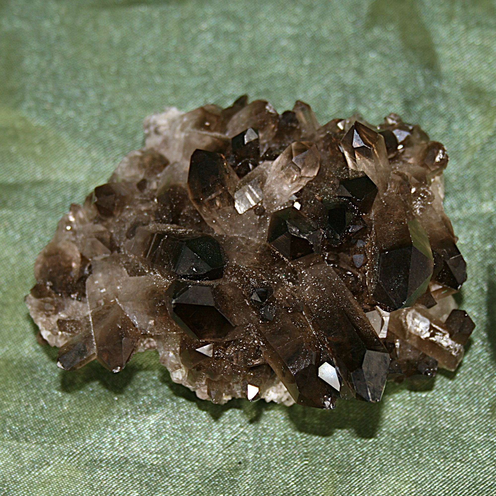 Smoky Quartz Cluster