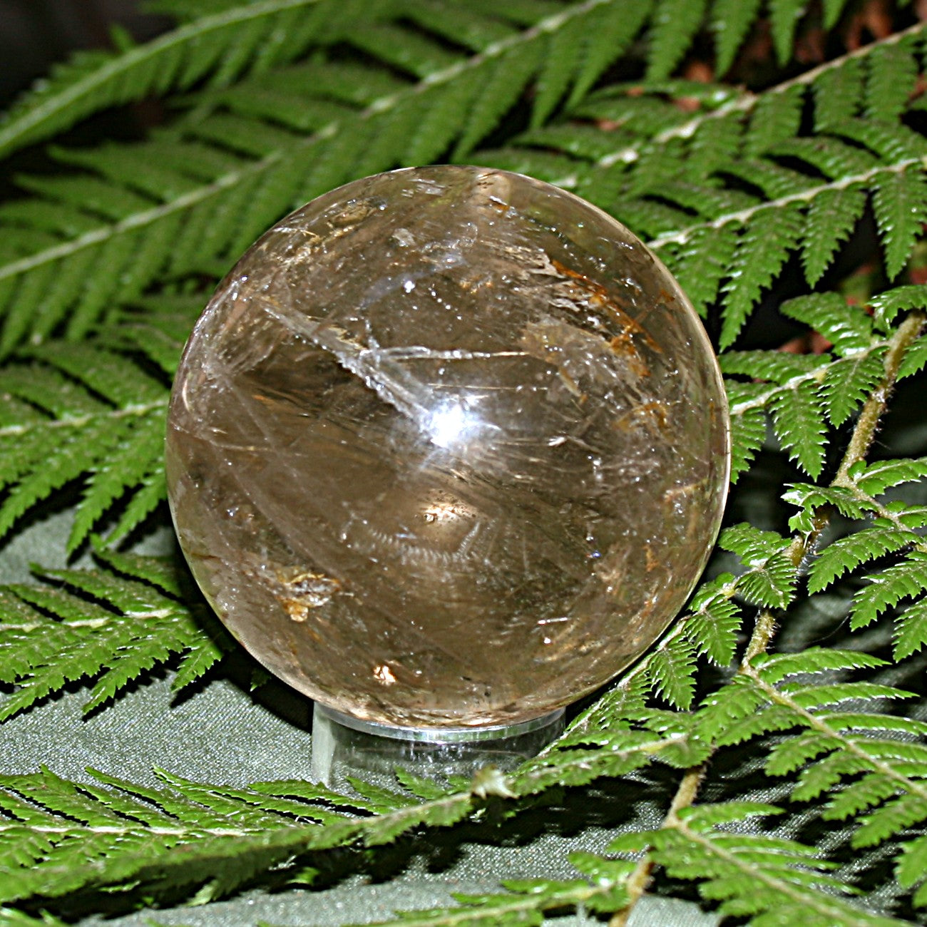 Polished Smokey Quartz Orb