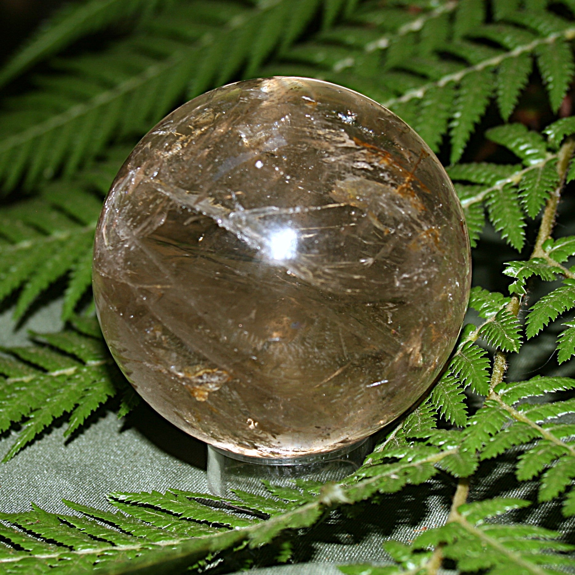 Polished Smokey Quartz Orb
