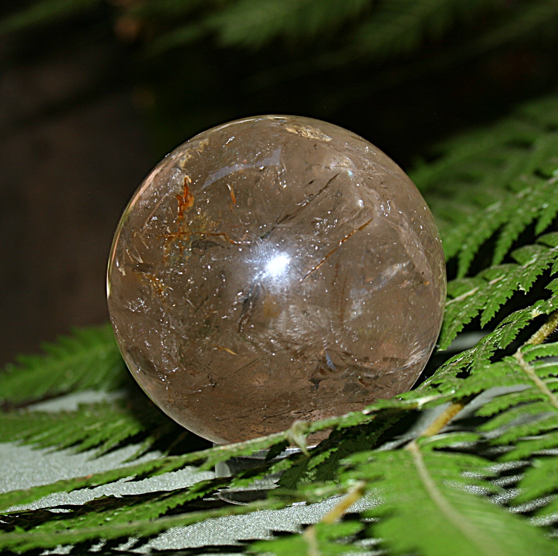 Polished Smokey Quartz Orb