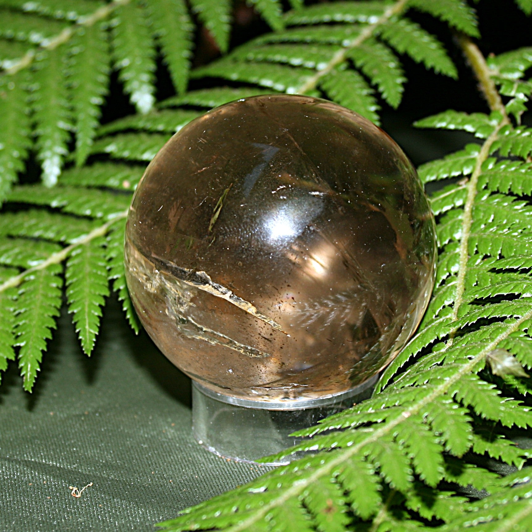 Polished Smokey Quartz Orb