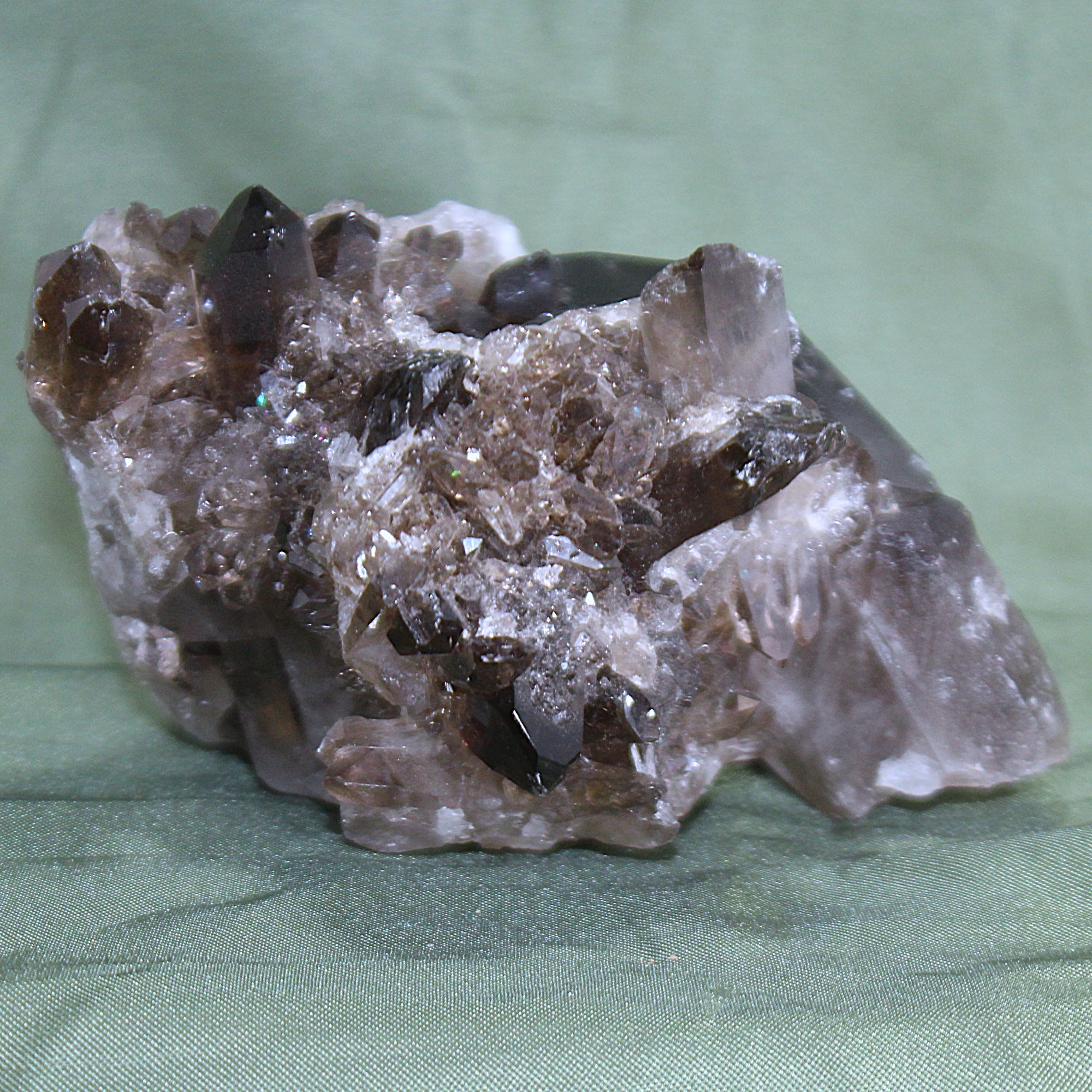 Smoky Quartz Cluster