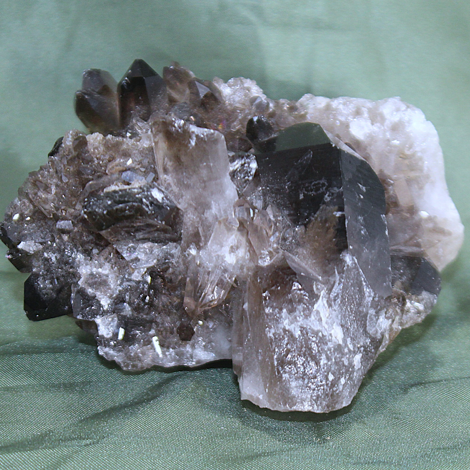Smoky Quartz Cluster