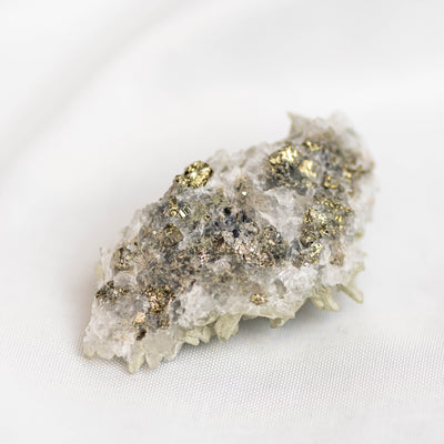 Mini Pyrite and Quartz Specimen