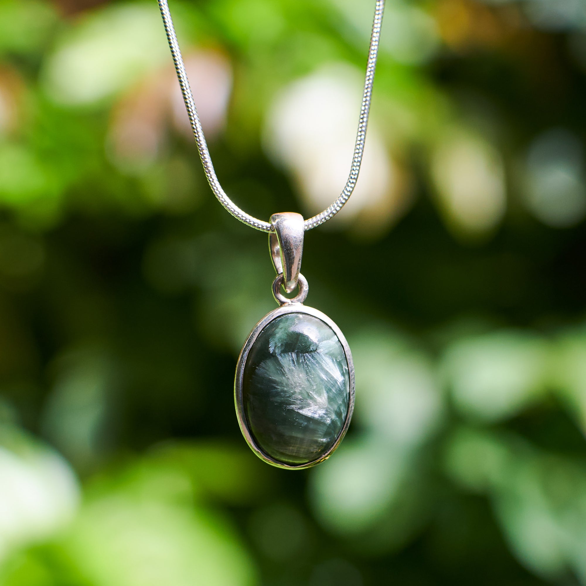 Seraphinite Pendant