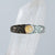 Citrine Carved Band Ring Sterling Silver  9
