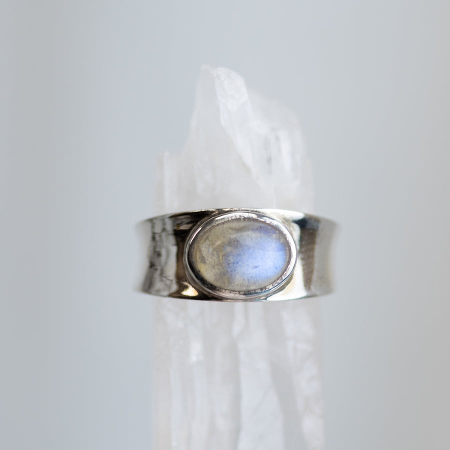 Labradorite Sterling Silver Ring, size 7