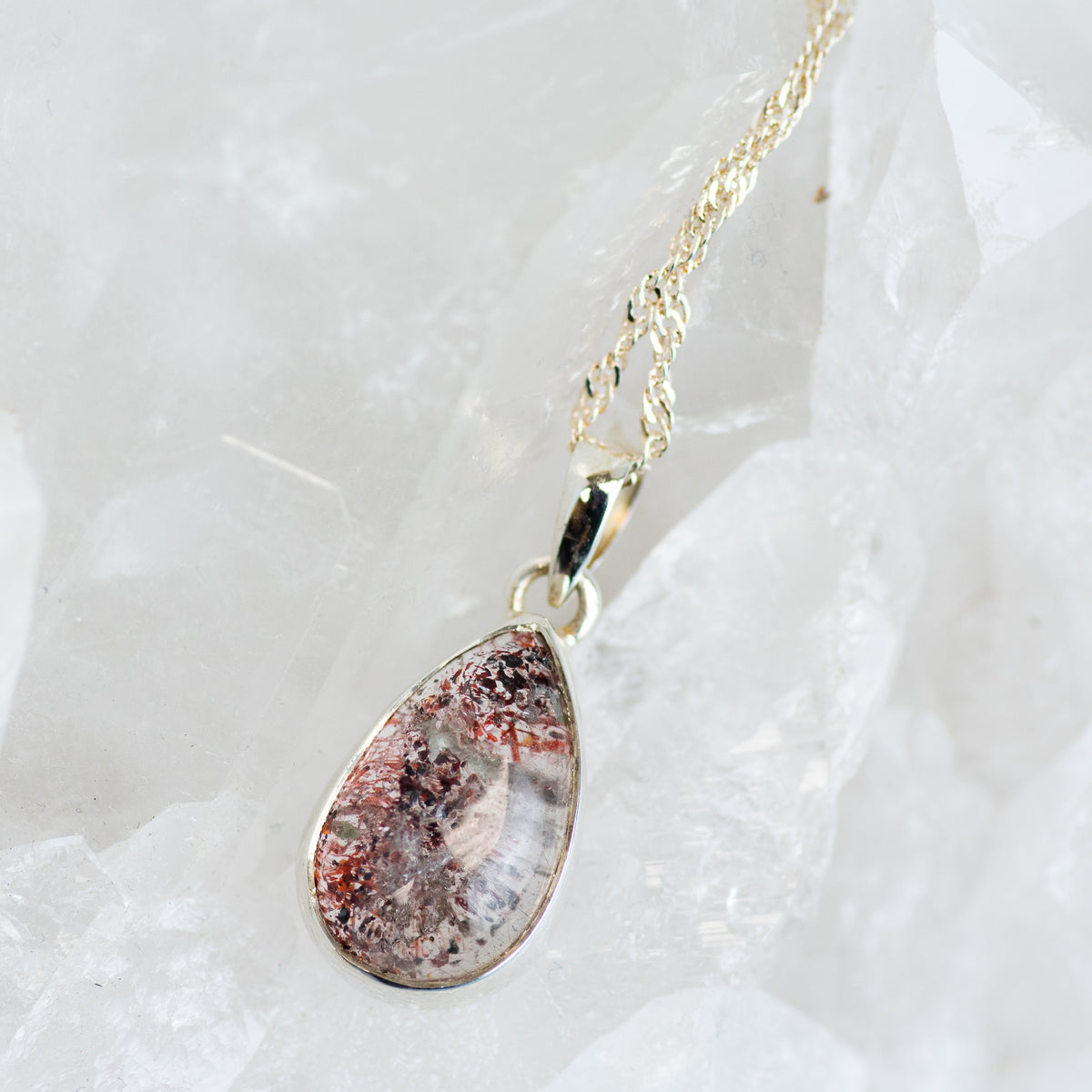 Sterling Silver Lepidocrocite Necklace