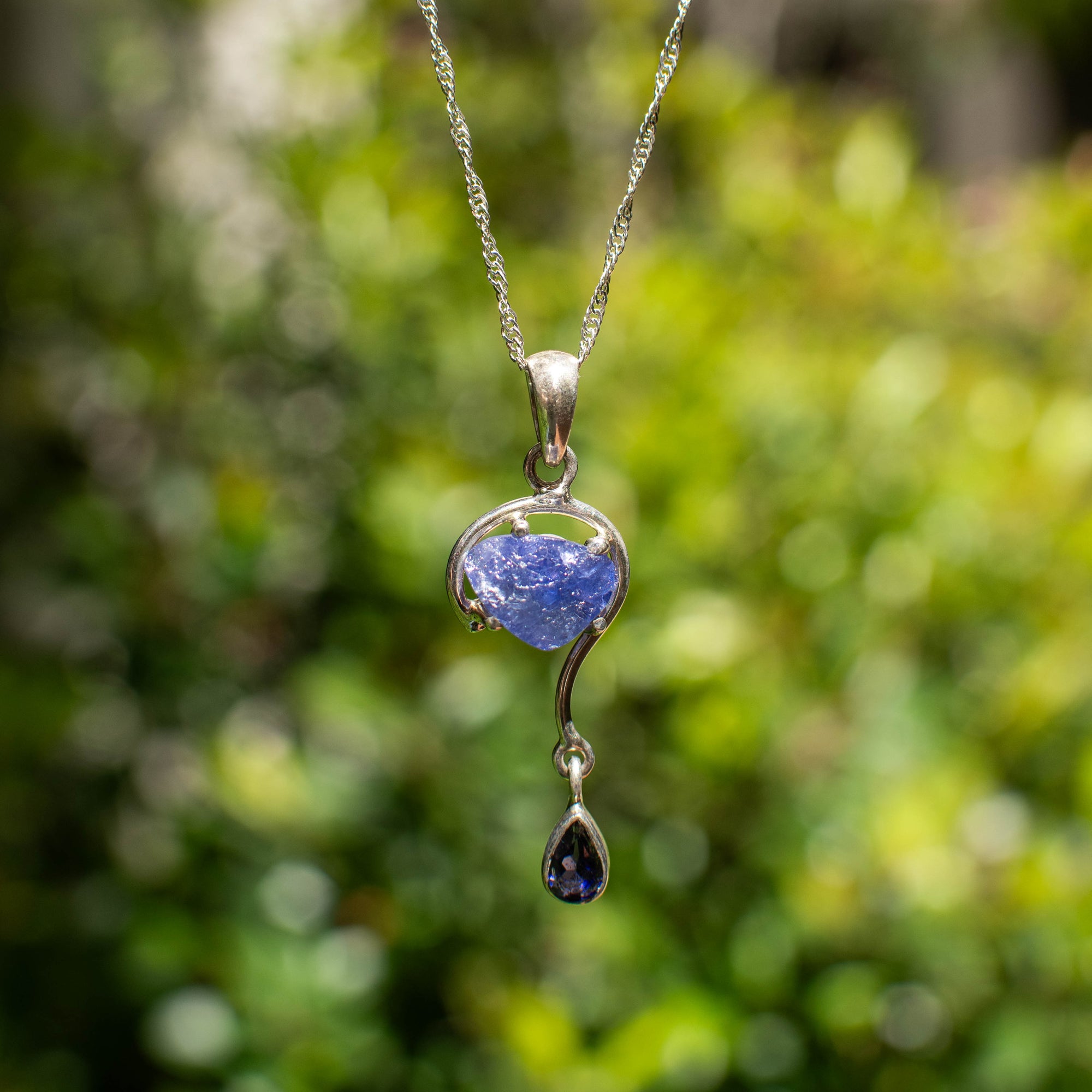 Tanzanite Teardrop Pendant