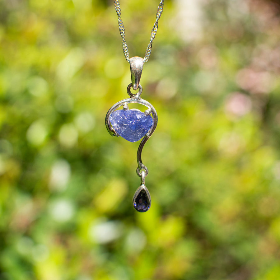 Tanzanite Teardrop Pendant