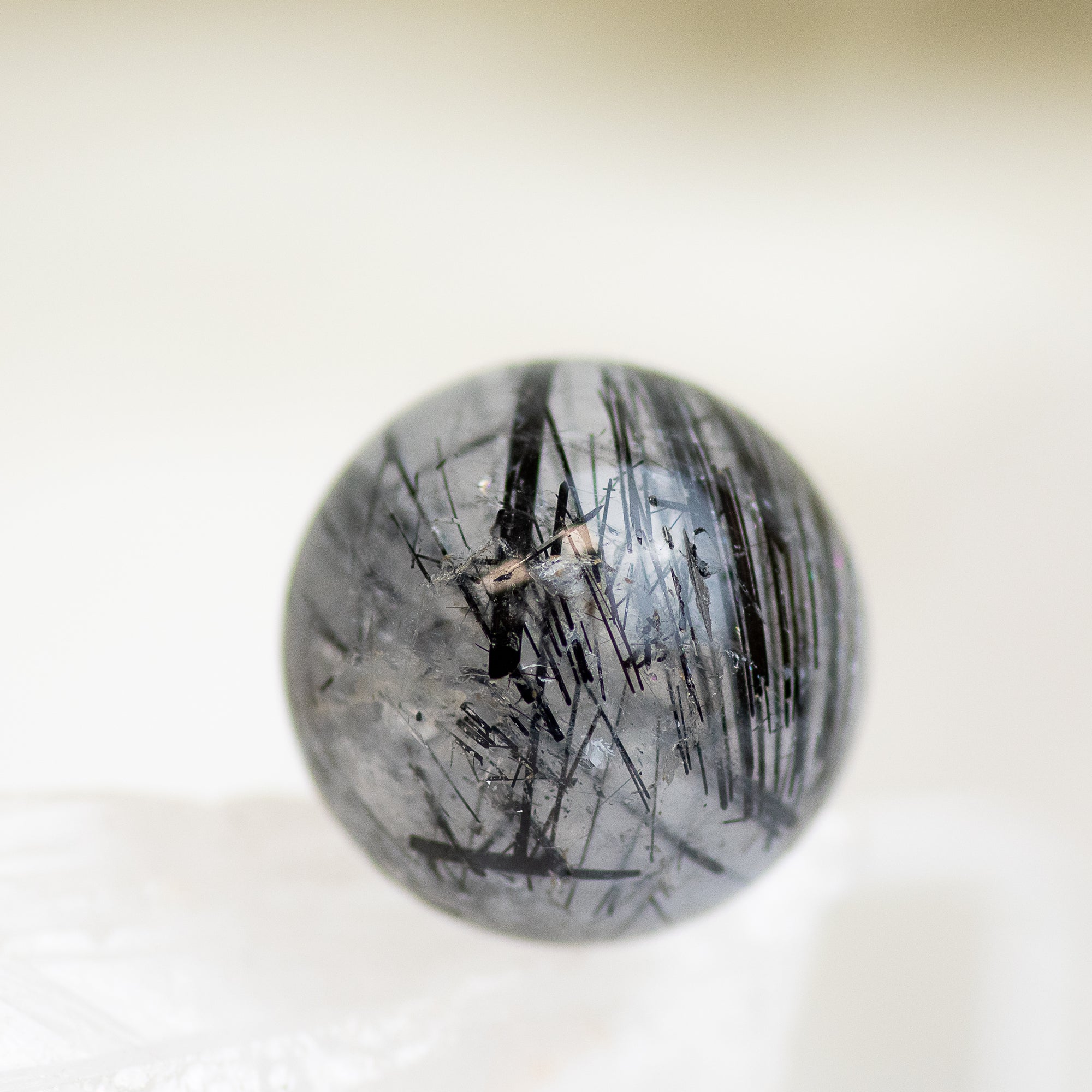 Tourmilated Quartz Mini Sphere